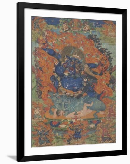 Yama, sous son aspect Las-gshin dpa'-gcig-null-Framed Giclee Print