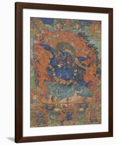 Yama, sous son aspect Las-gshin dpa'-gcig-null-Framed Giclee Print