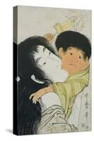 Yama-Uba and Kintoki-Kitagawa Utamaro-Stretched Canvas