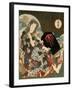 Yama-Uba with Kintaro, 1840S-Totoya Hokkei-Framed Giclee Print