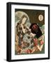 Yama-Uba with Kintaro, 1840S-Totoya Hokkei-Framed Giclee Print