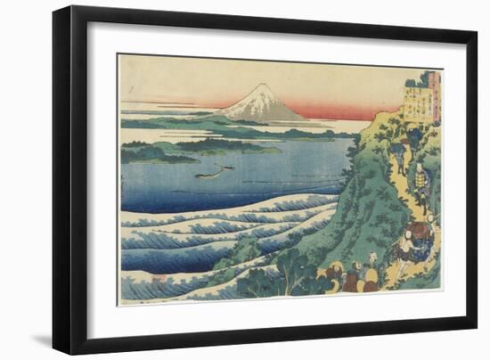 Yamabe No Akahito, C. 1839-Katsushika Hokusai-Framed Giclee Print