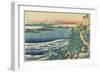 Yamabe No Akahito, C. 1839-Katsushika Hokusai-Framed Giclee Print