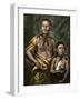 Yamacraw Chief Tomo-Chichi Mico and His Son-null-Framed Giclee Print