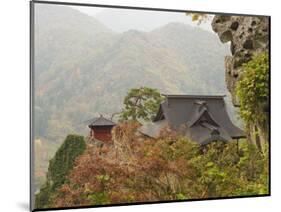 Yamadera Temple on Mount Hoju, Northern Honshu, Japan-Schlenker Jochen-Mounted Photographic Print