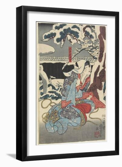 Yamanaya Urasato, 1847-1852-Utagawa Kuniyoshi-Framed Giclee Print