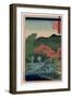 Yamashiro Otani Meganebashi-Utagawa Hiroshige-Framed Giclee Print