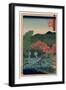 Yamashiro Otani Meganebashi-Utagawa Hiroshige-Framed Giclee Print