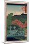 Yamashiro Otani Meganebashi-Utagawa Hiroshige-Mounted Giclee Print