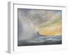 Yamato Emerges from Pacific Typhoon 1944-Vincent Booth-Framed Giclee Print