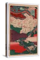 Yamato Hasedera-Utagawa Hiroshige-Stretched Canvas