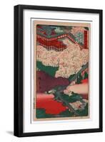 Yamato Hasedera-Utagawa Hiroshige-Framed Giclee Print