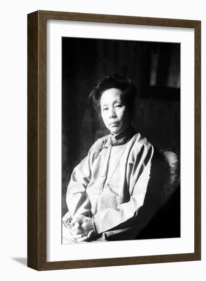 Yamei Kin, Chinese Doctor and Pioneer of Tofu in America-Science Source-Framed Giclee Print