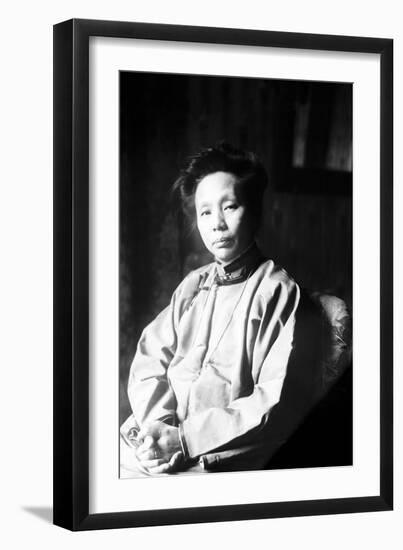 Yamei Kin, Chinese Doctor and Pioneer of Tofu in America-Science Source-Framed Giclee Print