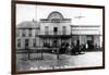 Yampa, Colorado - First Touring Car in Town, Antlers Hotel-Lantern Press-Framed Art Print