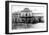 Yampa, Colorado - First Touring Car in Town, Antlers Hotel-Lantern Press-Framed Art Print