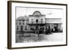 Yampa, Colorado - First Touring Car in Town, Antlers Hotel-Lantern Press-Framed Art Print