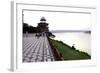Yamuna River and Taj Mahal, UNESCO World Heritage Site, Agra, Uttar Pradesh, India, Asia-Balan Madhavan-Framed Photographic Print
