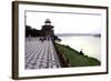 Yamuna River and Taj Mahal, UNESCO World Heritage Site, Agra, Uttar Pradesh, India, Asia-Balan Madhavan-Framed Photographic Print