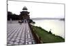 Yamuna River and Taj Mahal, UNESCO World Heritage Site, Agra, Uttar Pradesh, India, Asia-Balan Madhavan-Mounted Photographic Print