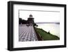 Yamuna River and Taj Mahal, UNESCO World Heritage Site, Agra, Uttar Pradesh, India, Asia-Balan Madhavan-Framed Photographic Print