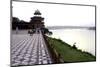 Yamuna River and Taj Mahal, UNESCO World Heritage Site, Agra, Uttar Pradesh, India, Asia-Balan Madhavan-Mounted Photographic Print