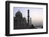 Yamuna River and Taj Mahal, UNESCO World Heritage Site, Agra, Uttar Pradesh, India, Asia-Balan Madhavan-Framed Photographic Print