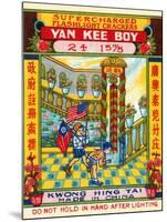 Yan Kee Boy Supercharged Flashlight Crackers-null-Mounted Art Print