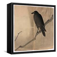 Yanagi Ni Karasu-null-Framed Stretched Canvas