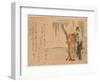 Yanagi No Sita No Bijin-Kubo Shunman-Framed Giclee Print