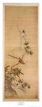 Birds on a Plum Blossom-Yanagisawa Kien-Art Print