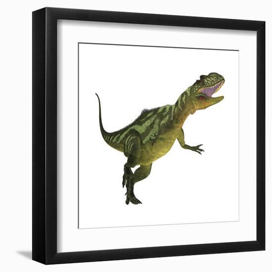 Yangchuanosaurus, a Theropod Dinosaur from the Jurassic Period-null-Framed Art Print