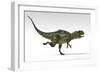 Yangchuanosaurus, Dinosaur, White Background-null-Framed Art Print