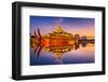 Yangon, Myanmar at Karaweik Palace in Kandawgyi Royal Lake.-SeanPavonePhoto-Framed Photographic Print