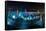 Yangon Myanmar, Night Cityscape Panorama with Sule Pagoda-SergWSQ-Framed Stretched Canvas