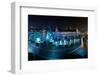 Yangon Myanmar, Night Cityscape Panorama with Sule Pagoda-SergWSQ-Framed Photographic Print