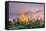 Yangon, Myanmar View of Shwedagon Pagoda at Dusk-SeanPavonePhoto-Framed Stretched Canvas