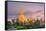 Yangon, Myanmar View of Shwedagon Pagoda at Dusk-SeanPavonePhoto-Framed Stretched Canvas