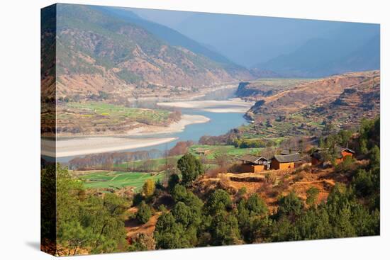 Yangtze River, Yunnan, China, Asia-Bruno Morandi-Stretched Canvas