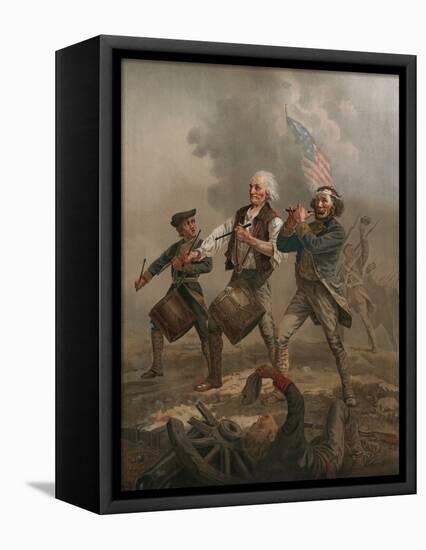 Yankee Doodle 1776-A^ M^ Willard-Framed Stretched Canvas