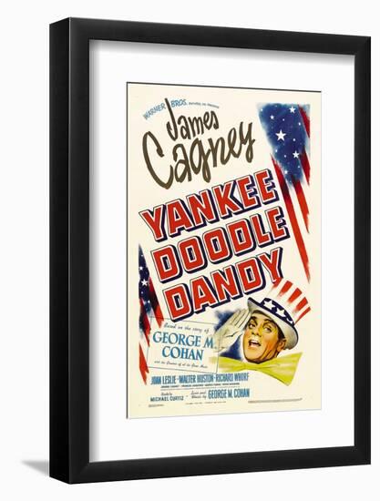 Yankee Doodle Dandy, James Cagney, 1942-null-Framed Photo