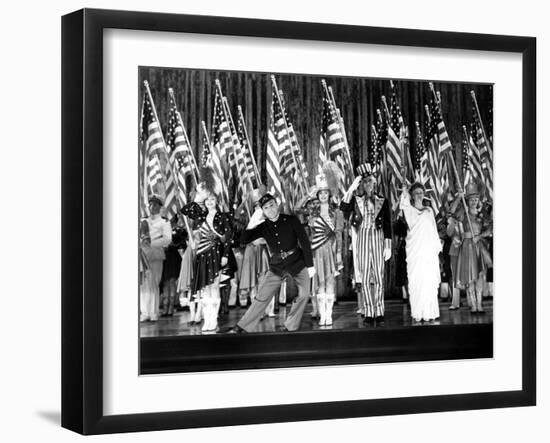 Yankee Doodle Dandy, Jeanne Cagney, James Cagney, Joan Leslie, Walter Huston, Rosemary Decamp, 1942-null-Framed Photo