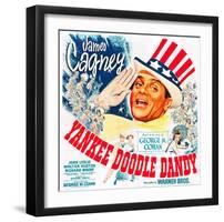 Yankee Doodle Dandy, US poster, James Cagney, 1942-null-Framed Premium Giclee Print