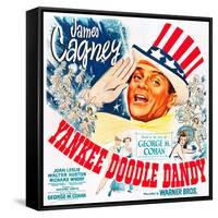 Yankee Doodle Dandy, US poster, James Cagney, 1942-null-Framed Stretched Canvas