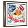 Yankee Doodle Dandy, US poster, James Cagney, 1942-null-Framed Art Print