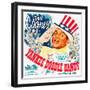 Yankee Doodle Dandy, US poster, James Cagney, 1942-null-Framed Art Print