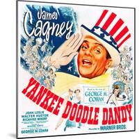 Yankee Doodle Dandy, US poster, James Cagney, 1942-null-Mounted Art Print