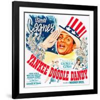 Yankee Doodle Dandy, US poster, James Cagney, 1942-null-Framed Art Print