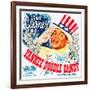 Yankee Doodle Dandy, US poster, James Cagney, 1942-null-Framed Art Print