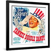 Yankee Doodle Dandy, US poster, James Cagney, 1942-null-Framed Art Print